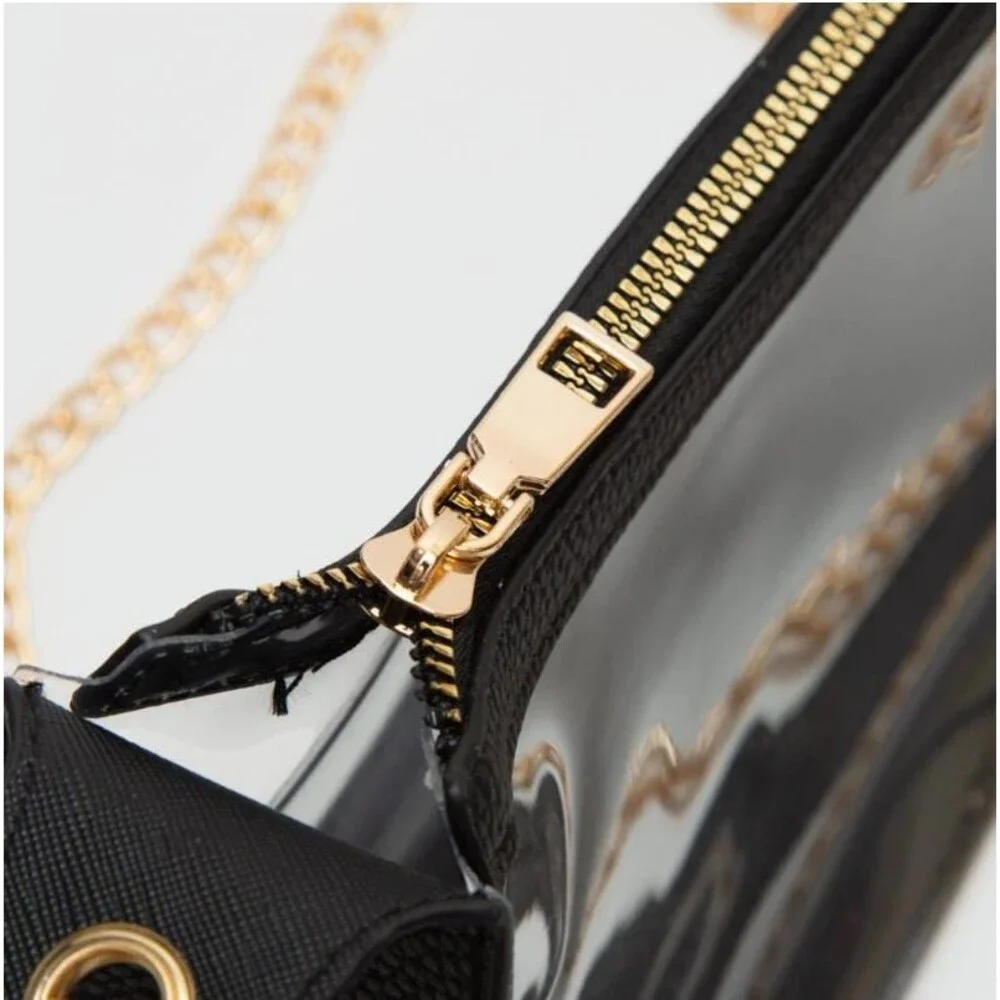 Unbranded clear satchel